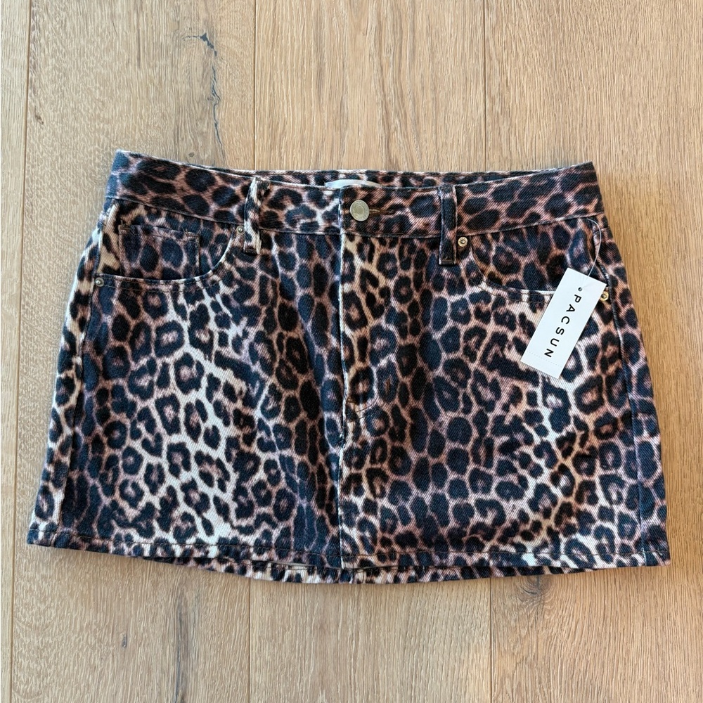 PacSun Animal Print Skirt